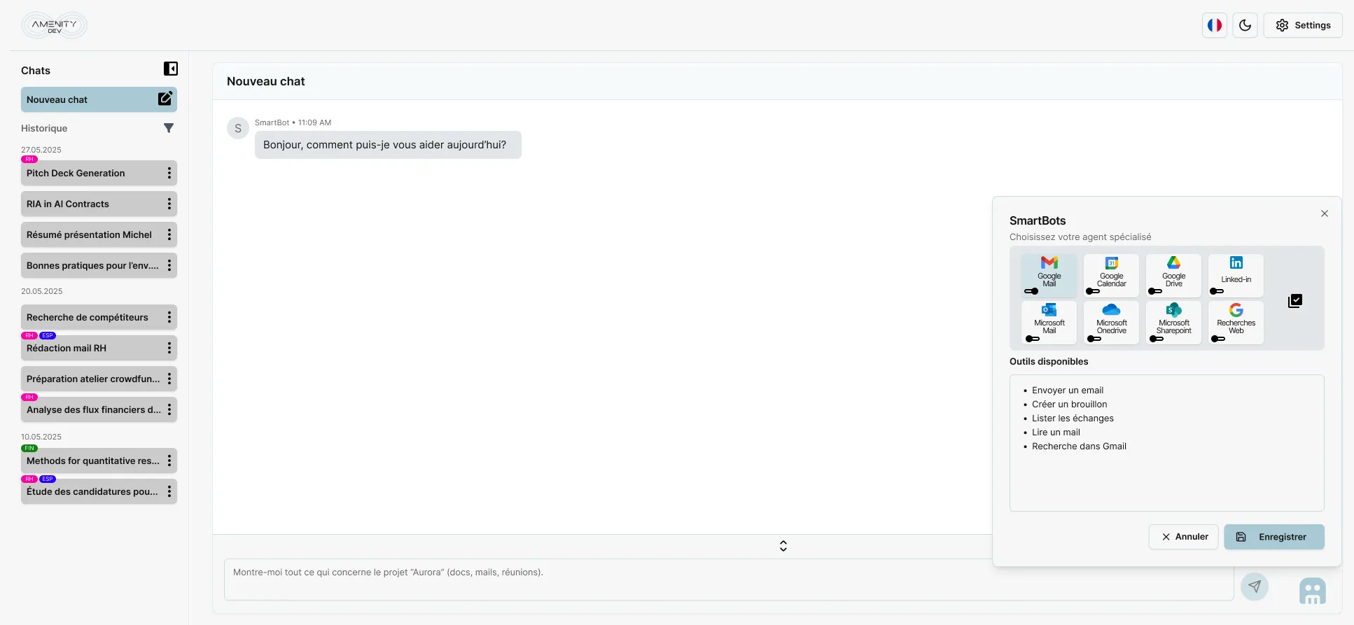 Base de connaissances connectée